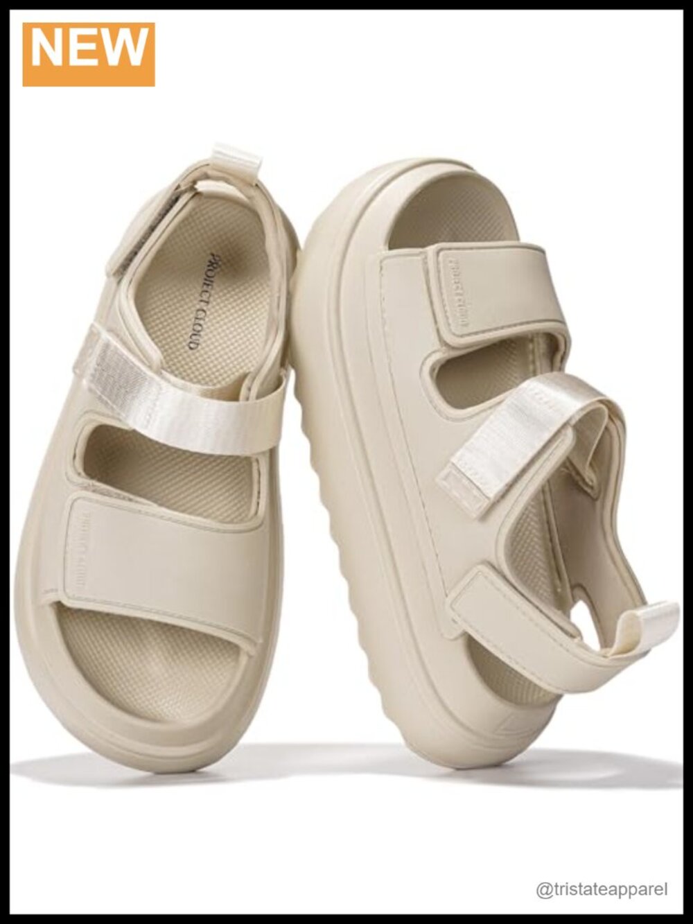Platform Sandals for Women with Soft Memory Foam Insole and Adjustable Strap